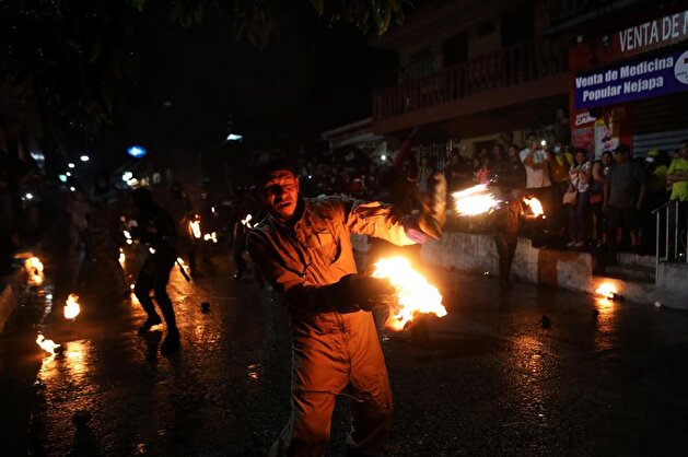 Balls of Fire festival in El Salvador