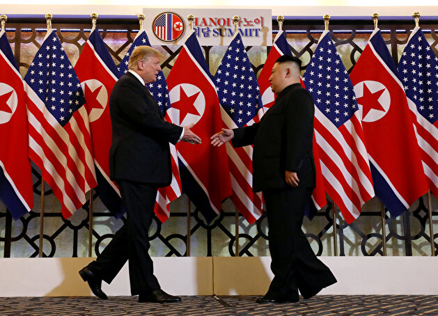 Donald Trump and Kim Jong-un meet in Vietnam