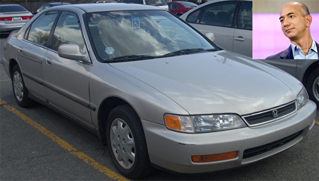 Automobiles of technology billionaires