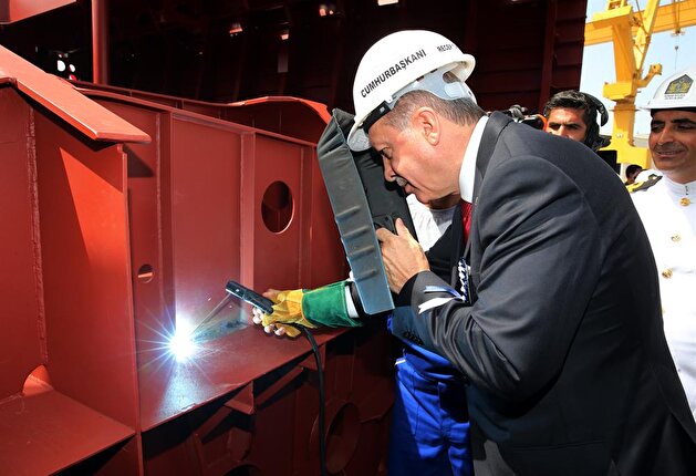 Aircraft carrier to be produced soon: Erdoğan