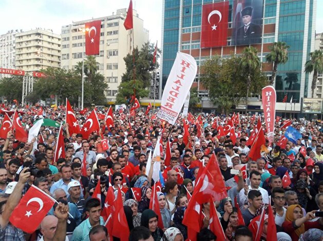 Thousands take to streets across Turkey for democracy