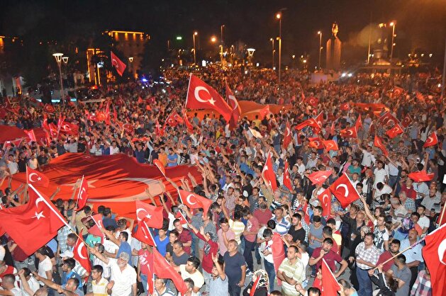 Thousands take to streets across Turkey for democracy