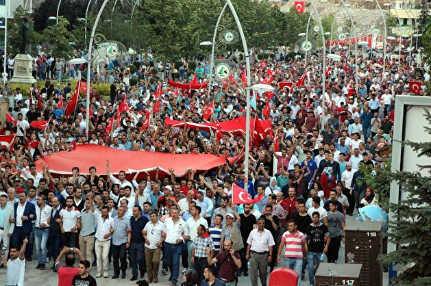 Thousands take to streets across Turkey for democracy