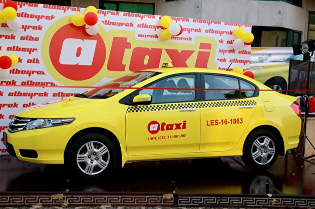 Albayrak's taxi fleet in Lahore, Pakistan