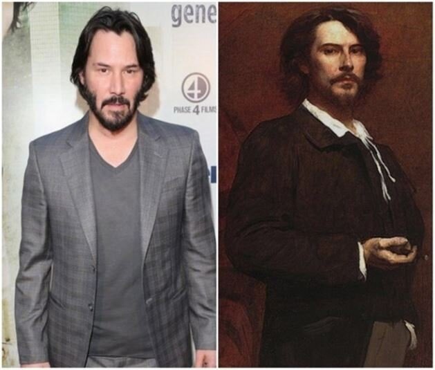 13 celebrities and their historical lookalikes