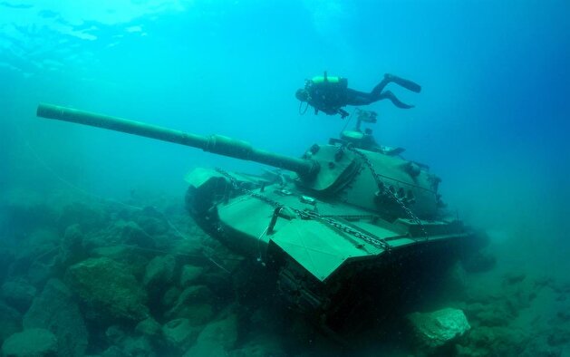45 ton tank from 60s found in the Mediterranean
