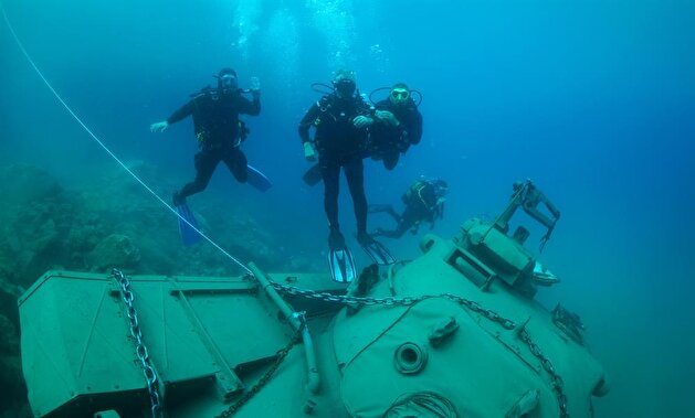 45 ton tank from 60s found in the Mediterranean