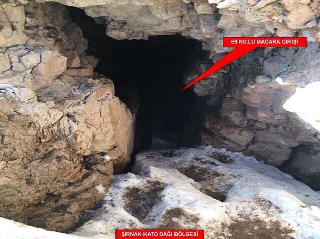 Weapons and explosives seized by Turkish Army in Kato