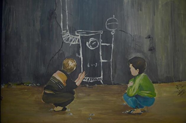 The pain of the Syrians portrayed