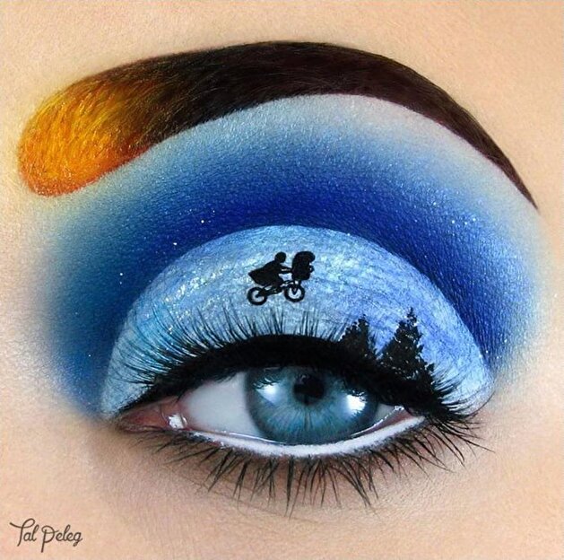 Makeup artist portrays how ‘it’s all in the eyes’