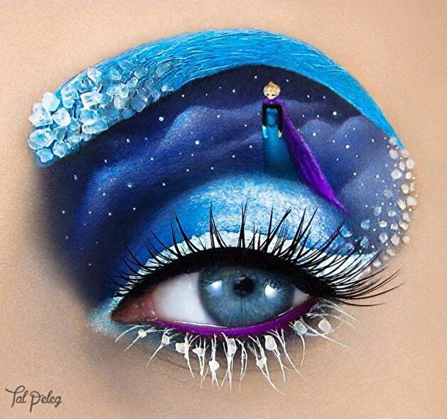 Makeup artist portrays how ‘it’s all in the eyes’