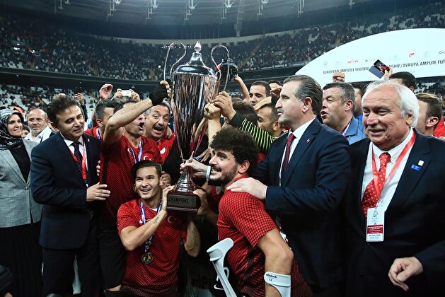 Turkey wins European amputee football championship