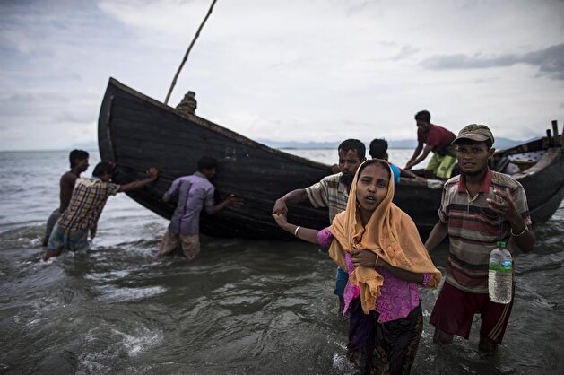 Rohingya Muslims fled from oppression in Myanmar
