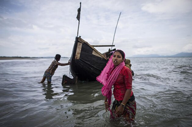 Rohingya Muslims fled from oppression in Myanmar