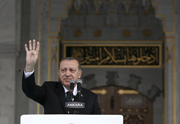 Melike Hatun Mosque opening in Turkey's Ankara