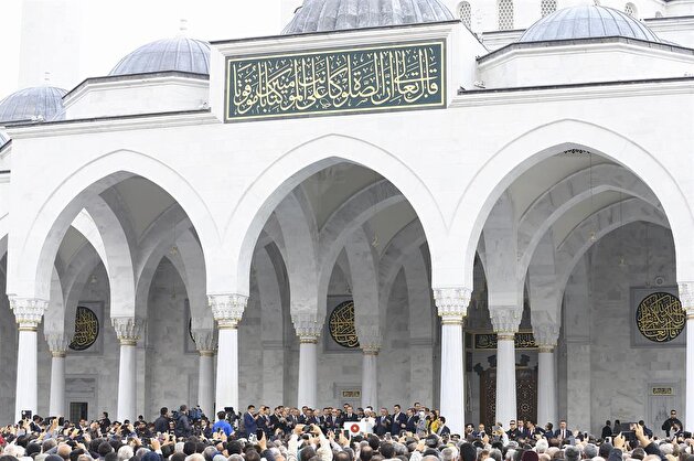 Melike Hatun Mosque opening in Turkey's Ankara