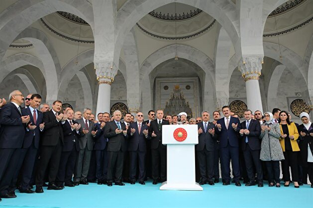 Melike Hatun Mosque opening in Turkey's Ankara