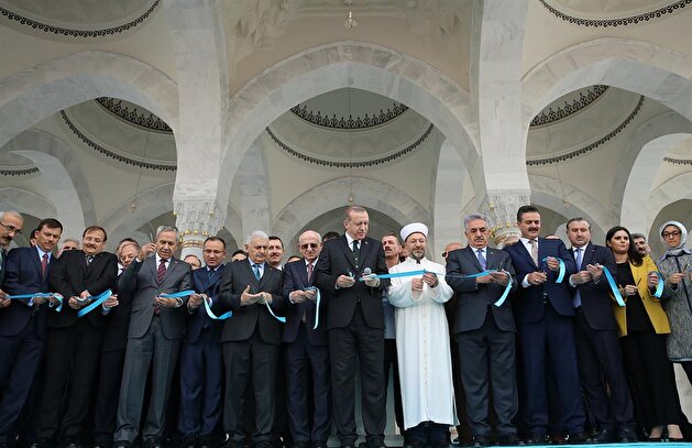 Melike Hatun Mosque opening in Turkey's Ankara