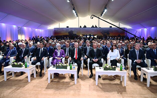 Train service linking Baku-Tbilisi-Kars launched