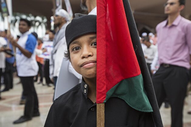 Malaysians protest Trump’s Jerusalem declaration after Friday prayers