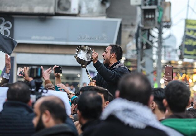 Gazans protest against Israel's blockade
