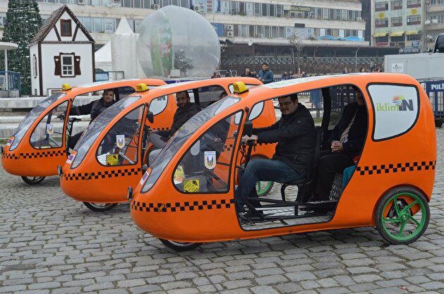 Turkey's bicycle taxi promotes climate awareness