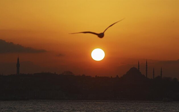 Sunset in Istanbul