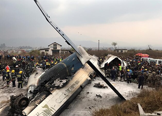 Plane crash in Nepal kills at least 50