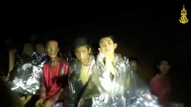 Thai team trapped in cave receives medical aid as rescue efforts continue