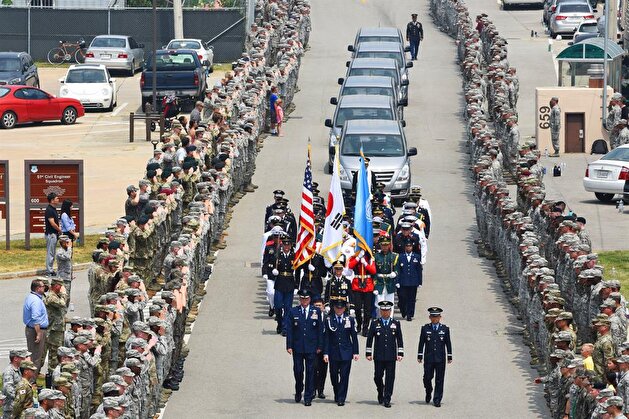 The remains of American soldiers from the Korean War