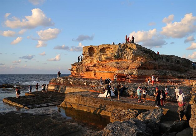 Kefken Pink Rocks in Turkey's Kocaeli