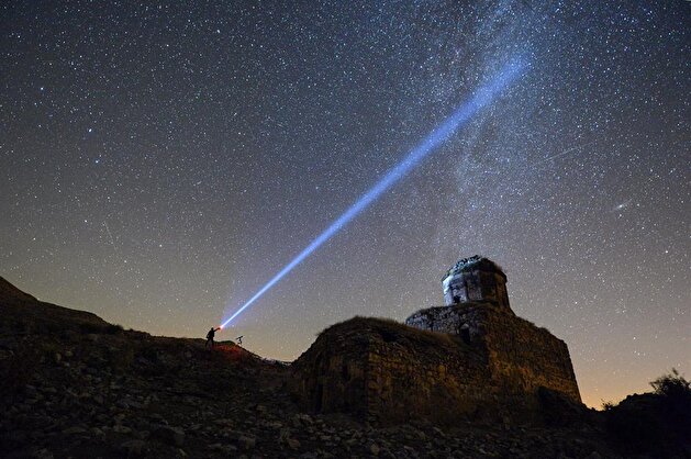 Perseid meteor shower in Turkey's Van