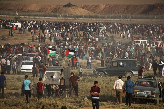 Palestinians defiant against Israeli violence on 24th Friday of Gaza protests