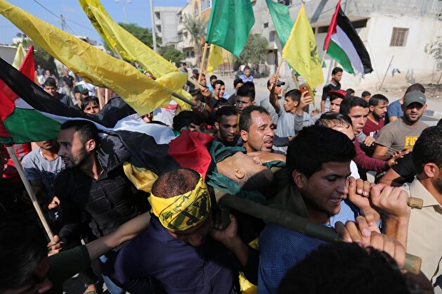 Funeral Ceremony of Palestinian in Gaza
