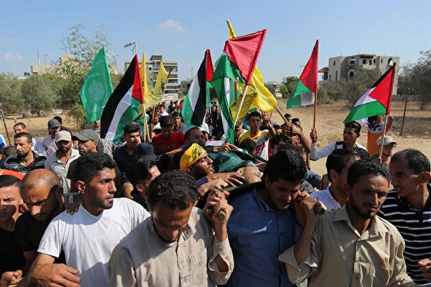 Funeral Ceremony of Palestinian in Gaza