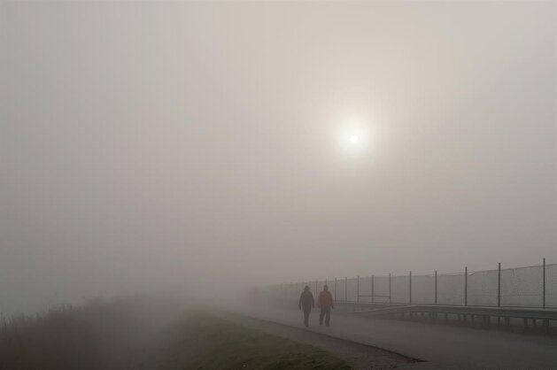 Heavy fog in Ankara