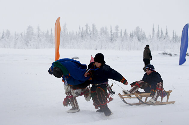The daily life of reindeer herders in Russia