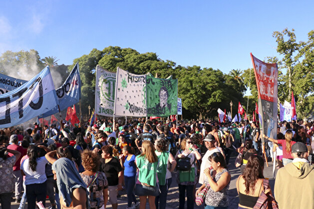 Argentinians protest US intervention in Venezuela