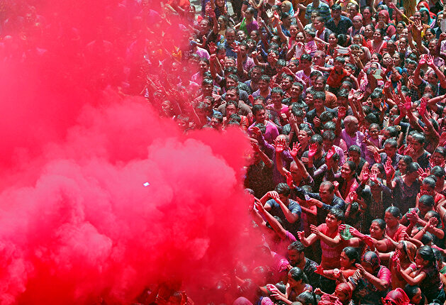 Holi celebrations in Ahmedabad
