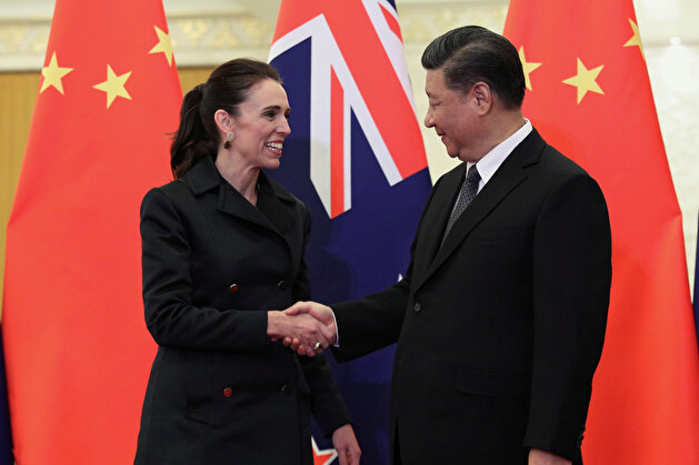 New Zealand Prime Minister Jacinda Ardern meets Chinese President Xi Jinping in Beijing