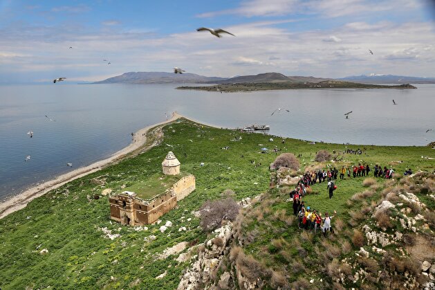 The second largest island of Lake Van