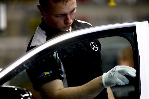 Mercedes-Benz's automobile factory in Moscow