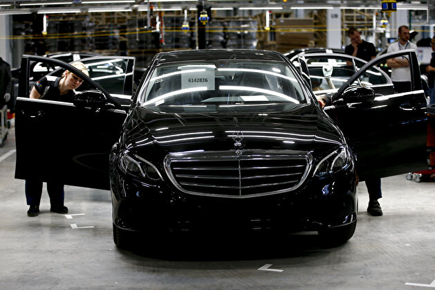 Mercedes-Benz's automobile factory in Moscow