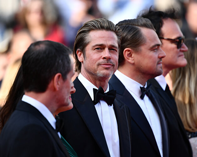 Leonardo DiCaprio and Brad Pitt attend 72nd Cannes Film Festival
