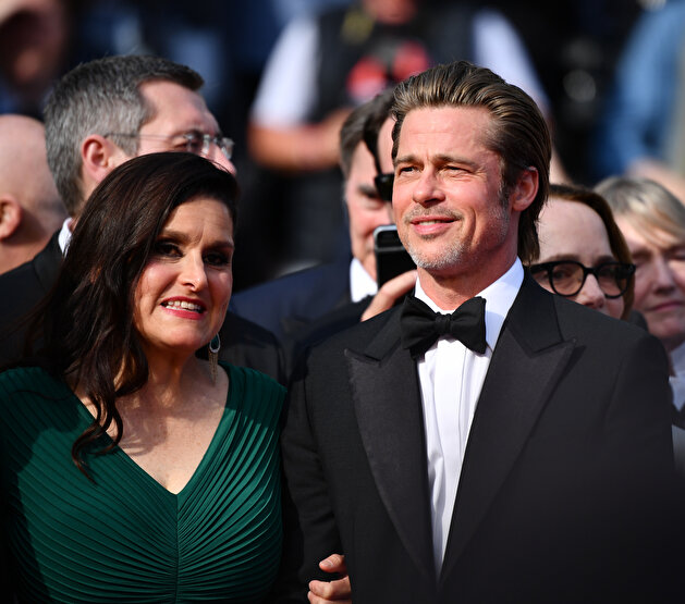 Leonardo DiCaprio and Brad Pitt attend 72nd Cannes Film Festival