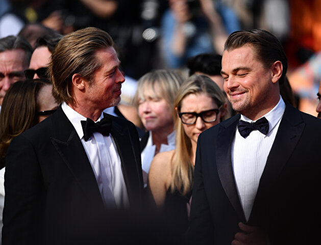 Leonardo DiCaprio and Brad Pitt attend 72nd Cannes Film Festival