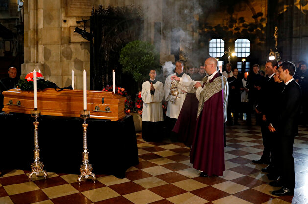 Niki Lauda's funeral ceremony at St Stephen's cathedral in Vienna