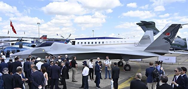 Turkey reveals national combat aircraft for first time at global Paris Airshow