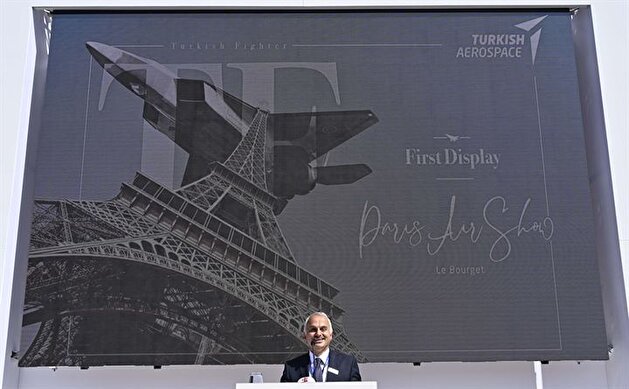 Turkey reveals national combat aircraft for first time at global Paris Airshow