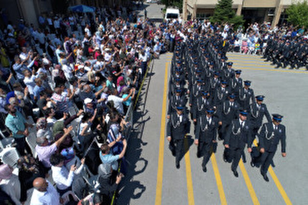 Graduation Ceremony for Turkish Police Officers in Ankara